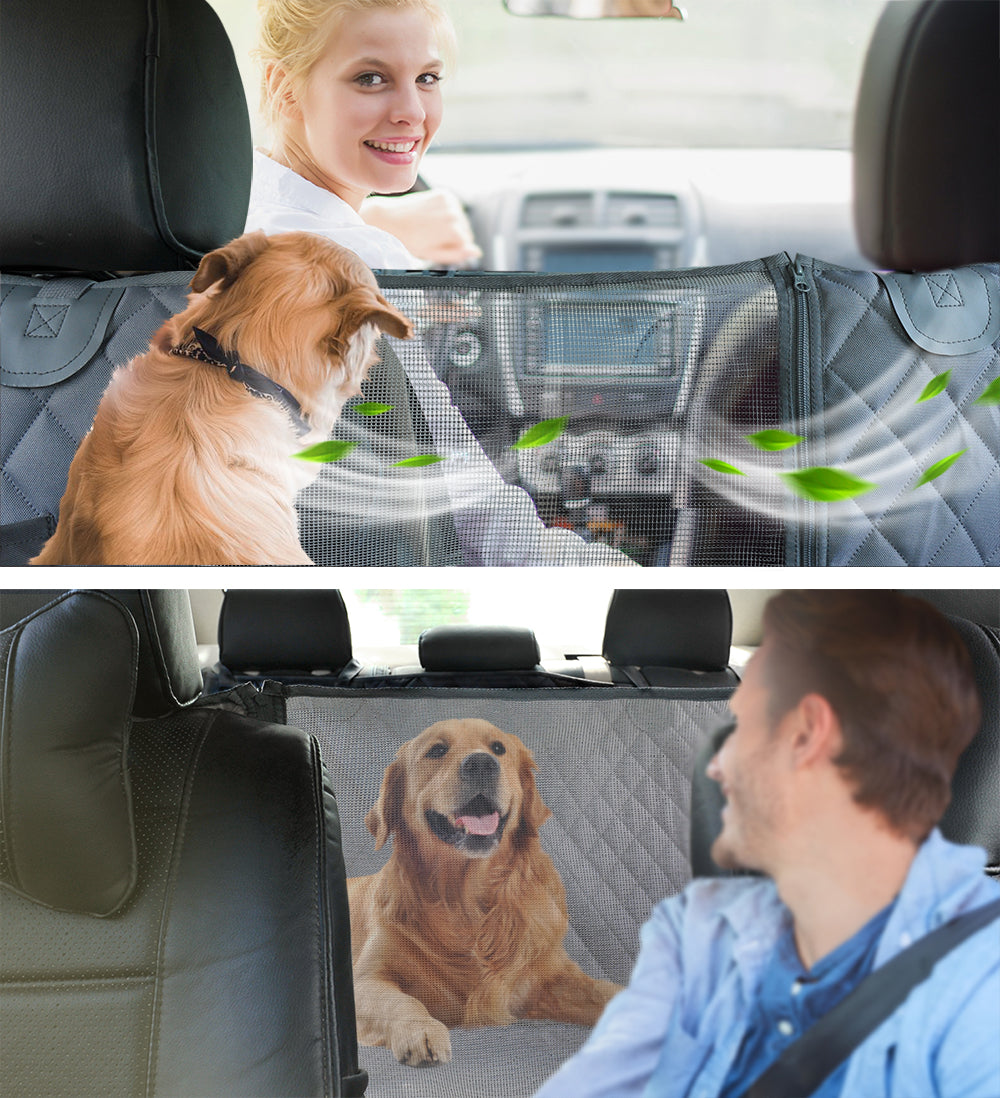 Pet Travel Car Seat Cover Waterproof Carrier Hammock Car Rear Back Seat Protector Mat Safety Carrier For Dogs, Pet Accessories