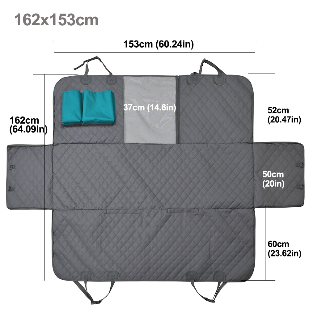 Pet Travel Car Seat Cover Waterproof Carrier Hammock Car Rear Back Seat Protector Mat Safety Carrier For Dogs, Pet Accessories