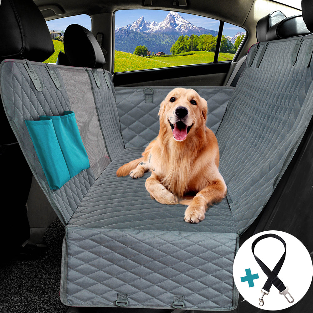 Pet Travel Car Seat Cover Waterproof Carrier Hammock Car Rear Back Seat Protector Mat Safety Carrier For Dogs, Pet Accessories