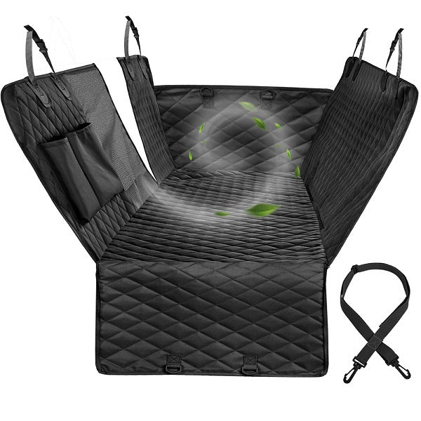 Pet Travel Car Seat Cover Waterproof Carrier Hammock Car Rear Back Seat Protector Mat Safety Carrier For Dogs, Pet Accessories