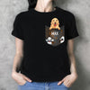 Pocket Custom T Shirts, Scary Ghosts, Personalized Gifts for Dog Lovers