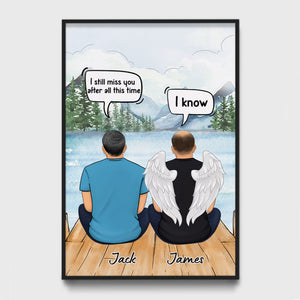 Still Talk About You Conversation, Memorial Gift, Personalized Poster