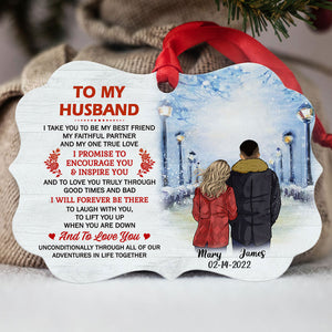 Promise Encourage Inspire Street, Personalized Aluminium Ornaments, Custom Holiday Gift