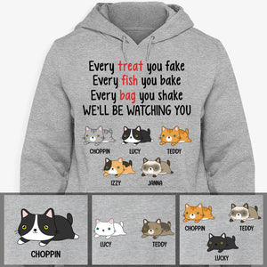 Every Fish You Bake,  Personalized Custom Hoodie, T shirts, Gift for Cat Lovers