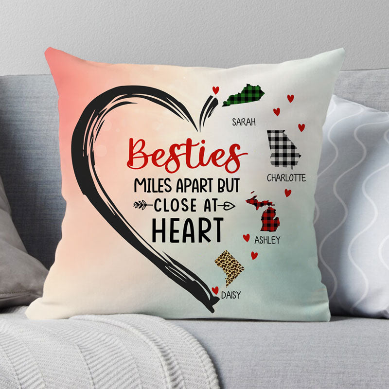 Personalized clearance heart pillow