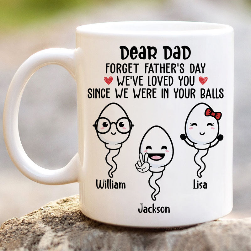 Discover Little Kids Forget Father's Day We've Loved You, Personalized Mug, Father's Day Gifts