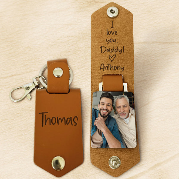 Photo Personalised Customised Key Ring Tag Any Image Double Side Printed #13 - E - Foto 9