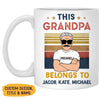 This Belongs To Old Man, Personalized Mug, Gifts for Dads and Grandpas, Father's Day Gifts