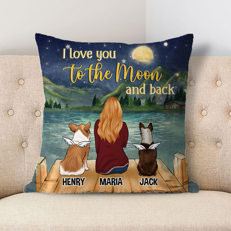 Christmas Dog Personalized Pillows, Custom Gift for Dog Lovers -  PersonalFury