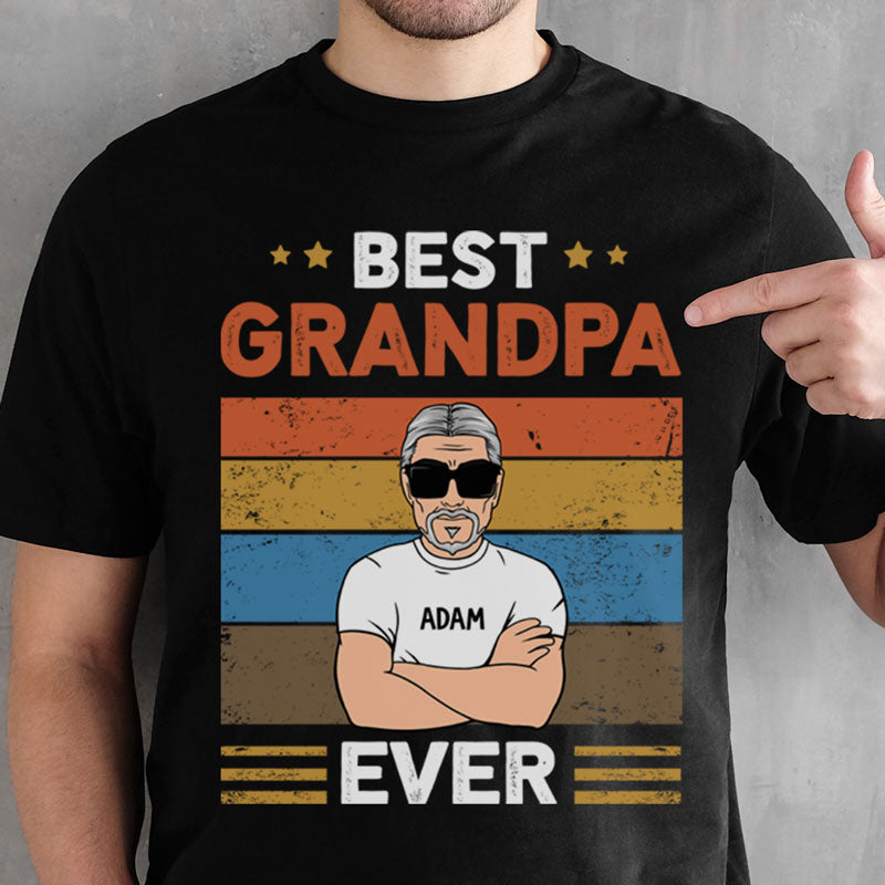 Father's day Mens In A World Full Of Grandpas Be A Papa T-Shirt