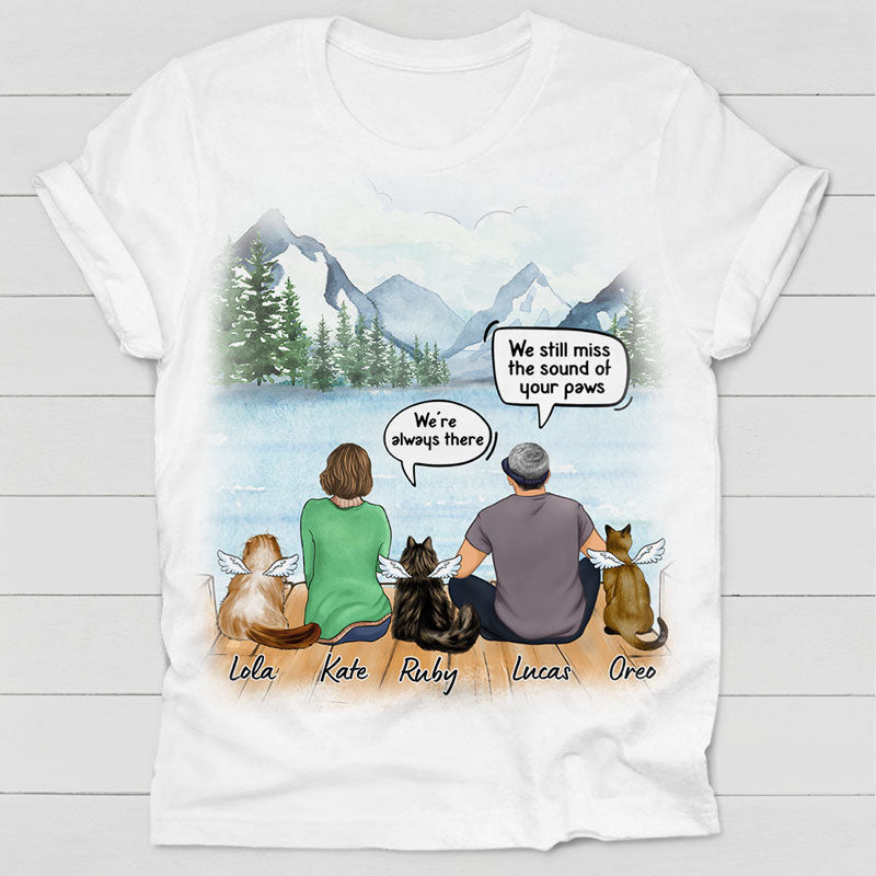 I Still Talk About You I Miss You Couple, Custom Shirt For Cat Lovers, Memorial Gifts