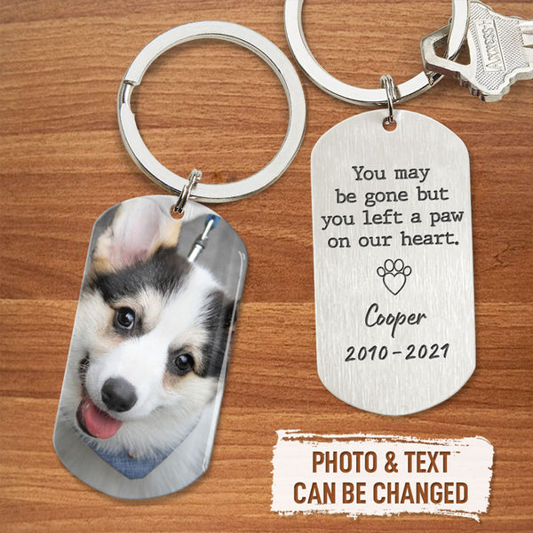 Pet Memorial Keychain, Personalized Keychain, Memorial Gifts
