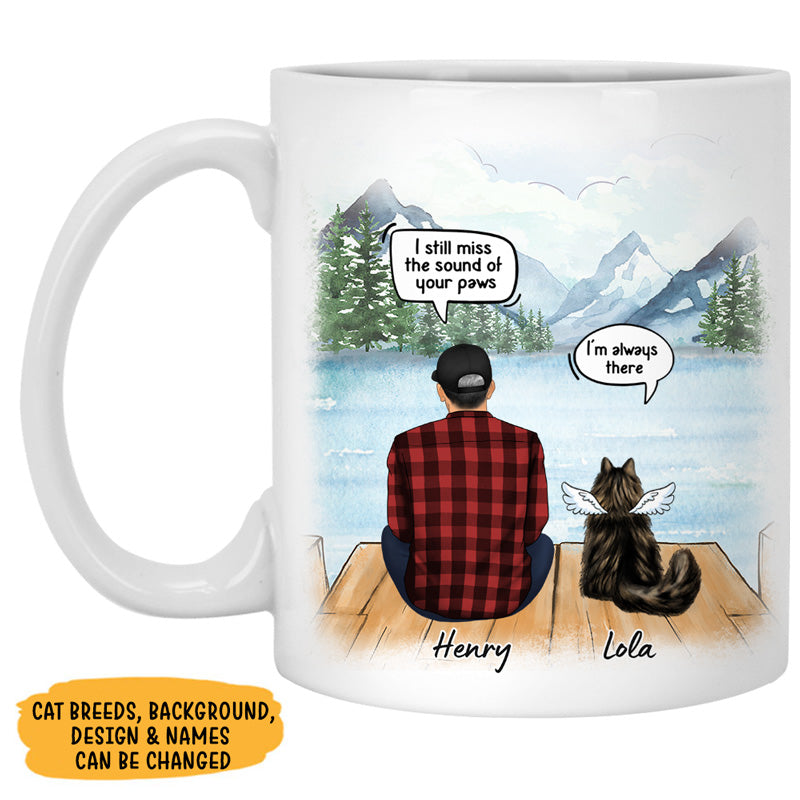 I Still Talk About You I Miss You, Customized Coffee Mug, Personalized Gift for Cat Lovers