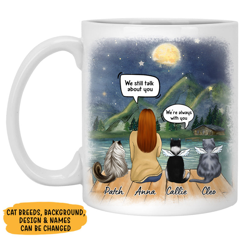 I Still Talk About You, Customized Coffee Mug, Personalized Gift for Cat Lovers