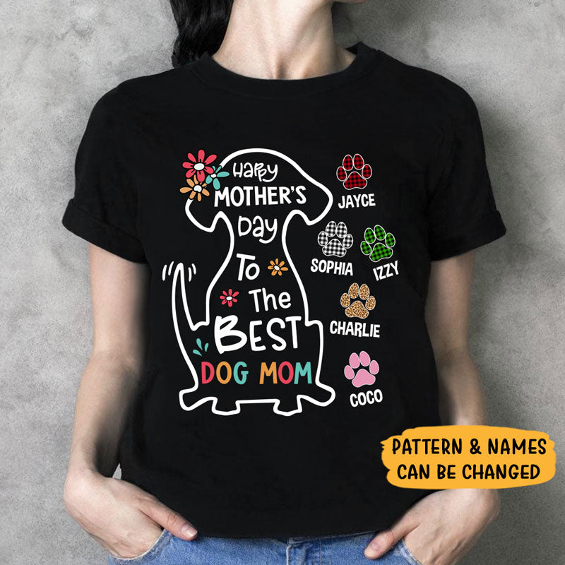 Happy Mother's Day, Best Dog Mom, I Woof You, Custom Shirt For Dog Lovers,  Personalized Gifts, PersonalFury