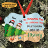 Oh Christmas Tree Baubles All History , Personalized Aluminium Ornaments, Custom Holiday Gift For Cat Lovers