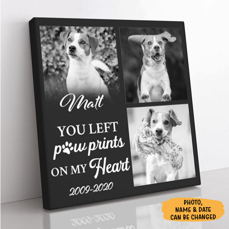 You Are My Favorite Hello, Personalized Square Canvas, Custom Gift for Pet Lovers