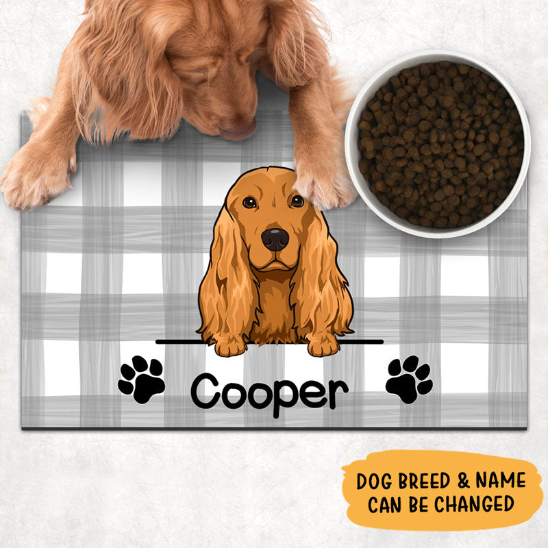 21/3/8 Personalized Dog Feeding Mats, Pet Food and Water Mat Suitable –  custommadelist
