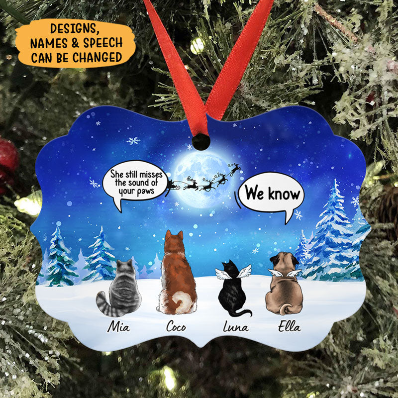 Still Talk About You, Personalized Aluminium Ornaments, Custom Holiday Gift, Christmas Gift For Pet Lovers