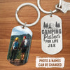 Camping Partner For Life, Personalized Keychain, Gifts For Him, Anniversary Gifts, Custom Photo