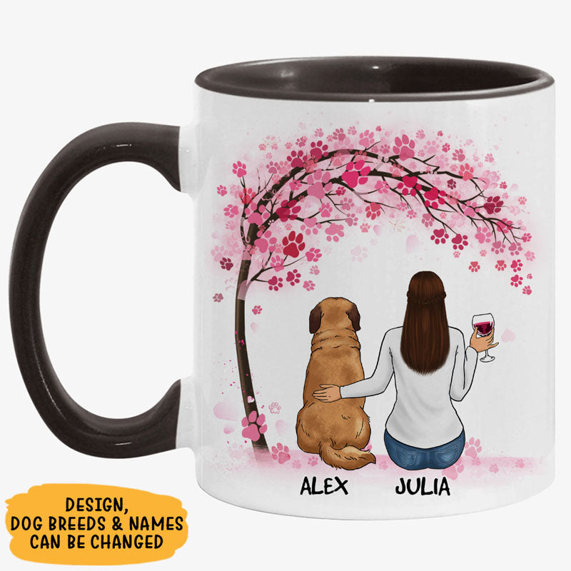 Fur Mama, Personalized Accent Mug, Gifts For Dog Lovers, Mother's Day Gifts