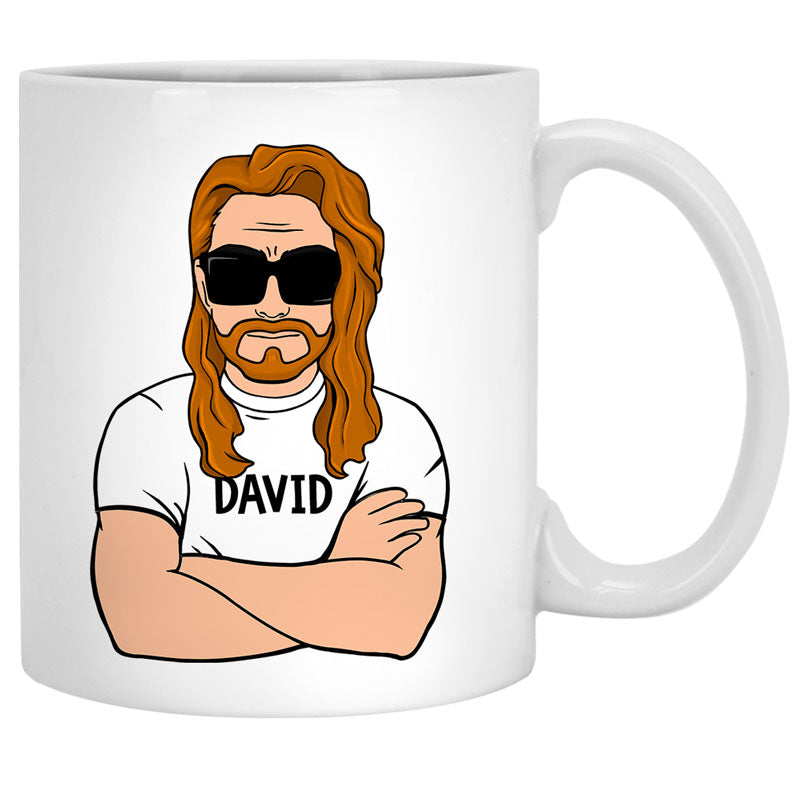 The Man The Myth The Legend Old Man, Personalized Mug, Gifts for Dads, Grandpas, Father's Day Gifts