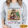 I Like To Drink With My Dogs, Christmas Gifts, Custom Sweater, Hoodie, Shirt, Gift For Dog Lovers