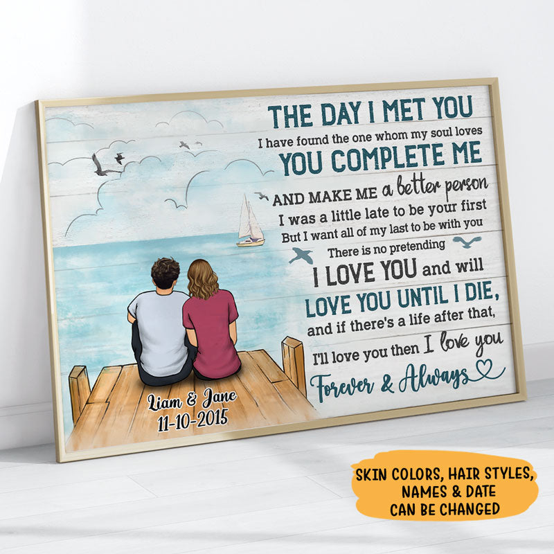 I Love You To The Beach And Back - Couple Personalized Custom 4 In 1 C -  Pawfect House ™