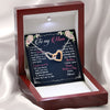 Always Be Your Little Boy, Interlocking Heart Luxury Necklace, Gift for Mom