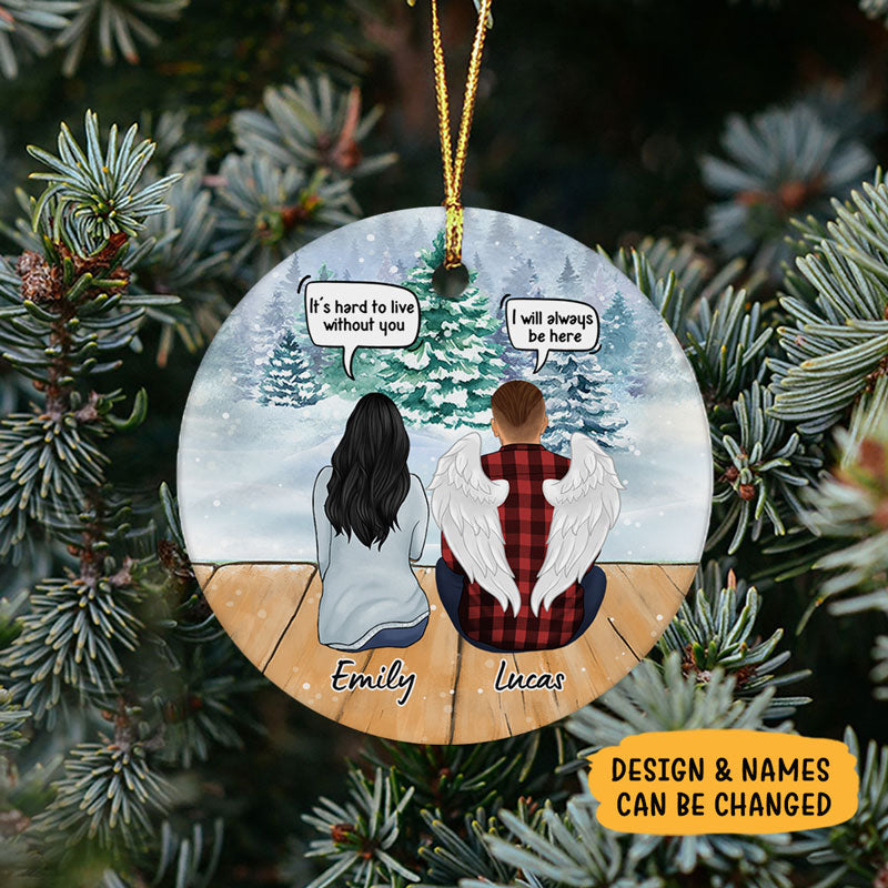 Still Talk About You Conversation, Memorial Gift, Personalized Christmas Ornaments
