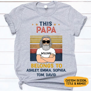This Belongs To Old Man, Personalized Shirt, Father's Day Gift