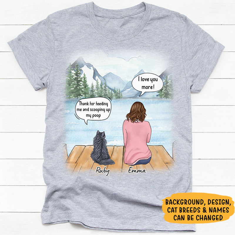 Mom You Are Purrrrfect Conversation, Personalized Shirt, Custom Gifts For Cat Lovers