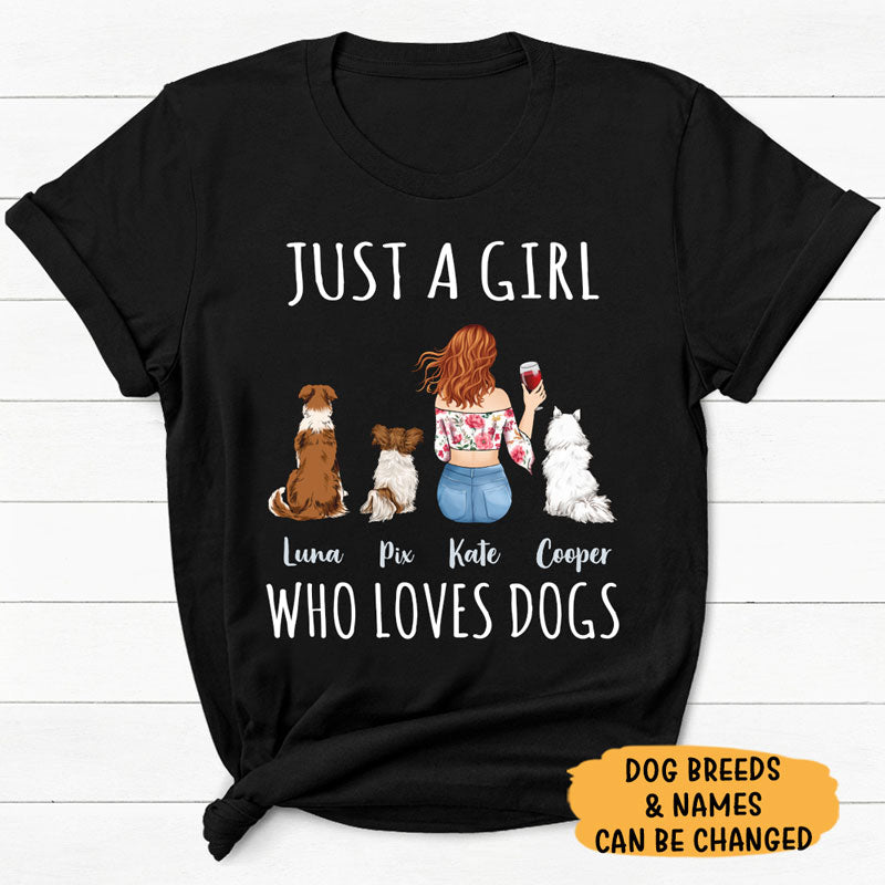 Who's The Best Girl - Love My Dog  Essential T-Shirt for Sale by  HFBClothing