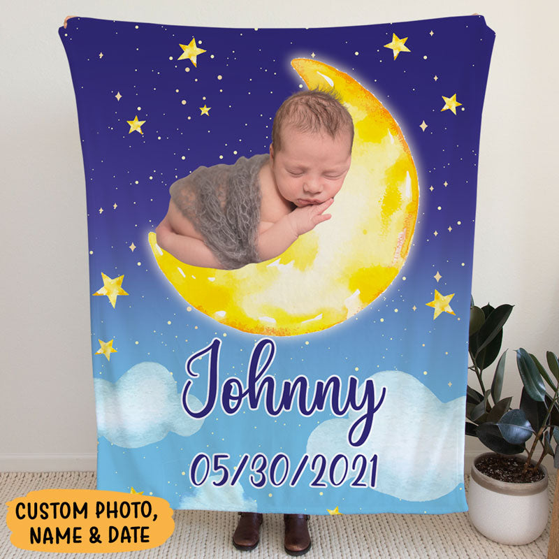 Moon discount baby blanket