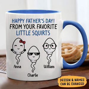 Little Kids From Your Favorite Little Squirts, Personalized Mug, Father's Day Gifts