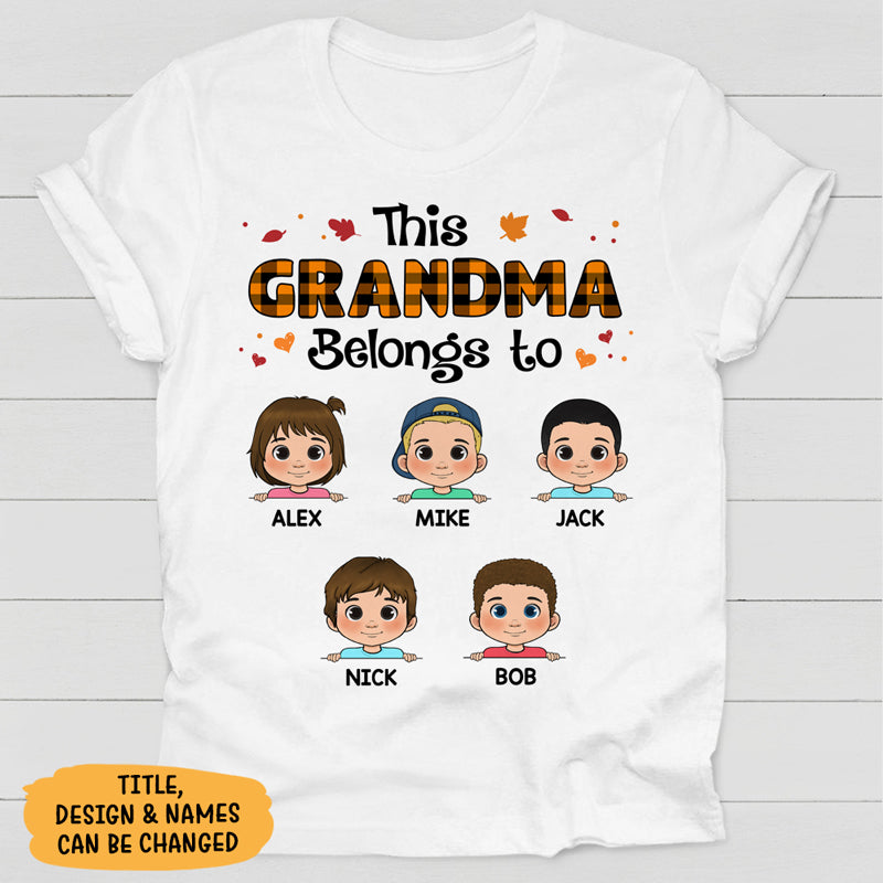 This Belongs To, Autumn Fall, Personalized Shirt, Sweatshirt, Hoodie, Family Gifts