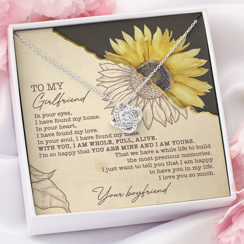 In Your Eyes, Personalized Luxury Necklace, Message Card Jewelry, Gifts For Her