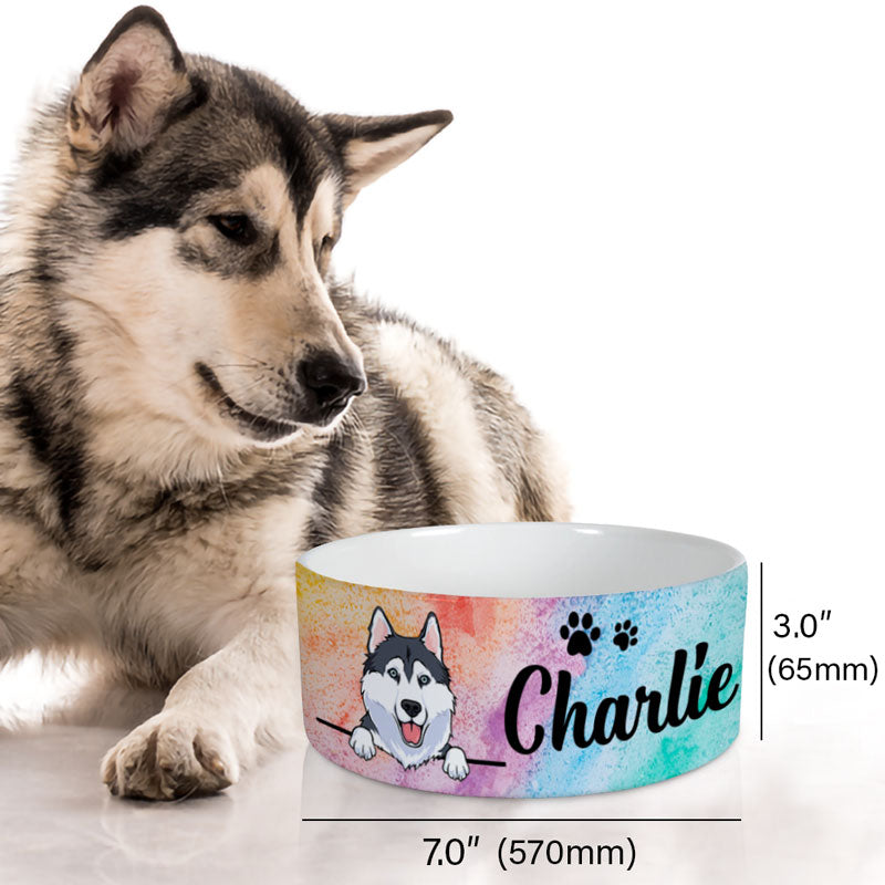 Pet Expressions Personalized Small Dog Bowl