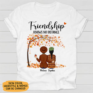 Custom Friendship Quotes, Autumn Fall Tree, Personalized Shirt, Gifts for Best Friends