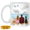 I Still Talk About You Couple, Customized Coffee Mug, Personalized Gift for Dog Lovers