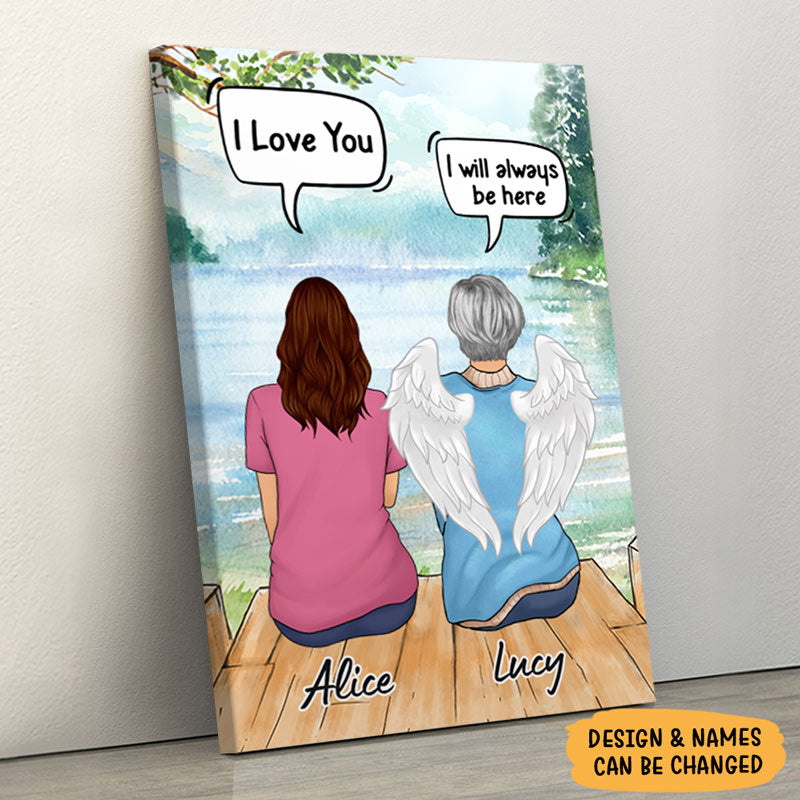 Still Talk About You Conversation, Memorial Gift, Premium Personalized Canvas Wall Art