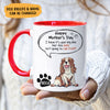 This Belly Isn't Going To Rub Itself, Personalized Accent Mug, Dog Mother's Day Gifts