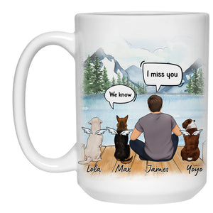 I Still Talk About You I Miss You, Customized Coffee Mug, Personalized Gift for Dog Lovers