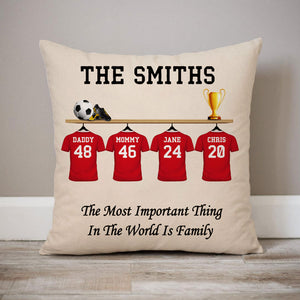 Personalized Football Team, Custom Family Gift, Custom Pillow