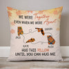 Custom Long Distance Quotes, Autumn Fall, Personalized State Colors Pillow