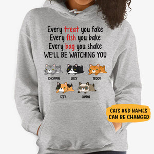 Every Fish You Bake,  Personalized Custom Hoodie, T shirts, Gift for Cat Lovers