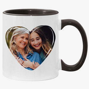 All The Words That Go Unspoken, Personalized Accent Mug, Gifts For Mother, Custom Photo