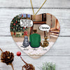 I Still Talk About You, Personalized Heart Ornaments, Cat Ornaments, Custom Memorial Gifts, Custom Gift for Pet Lovers