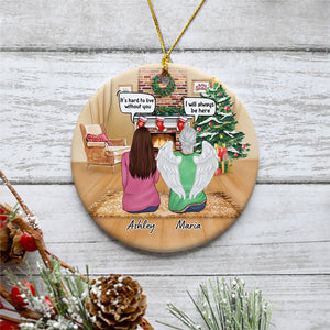 Still Talk About You Conversation, Memorial Gift, Personalized Christmas Ornaments