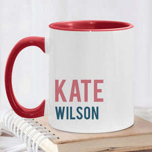 Personalized Name Mug, Custom Mug, Gift For Him